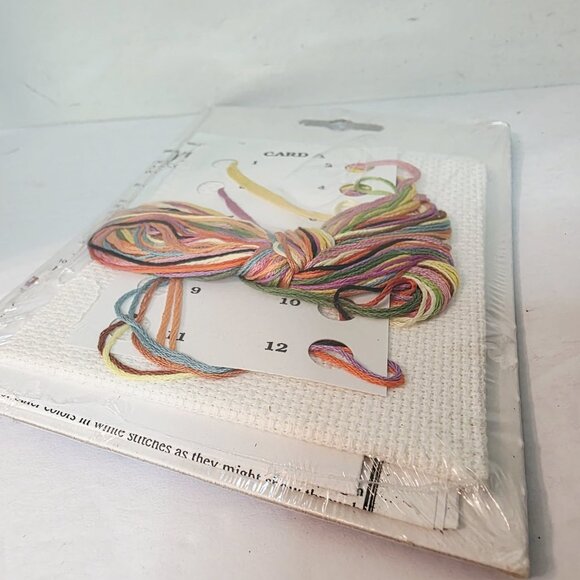 Vtg Janlynn Suzy's Zoo You Go Girl Floral Counted Cross Stitch #038-0207 - Picture 5 of 5